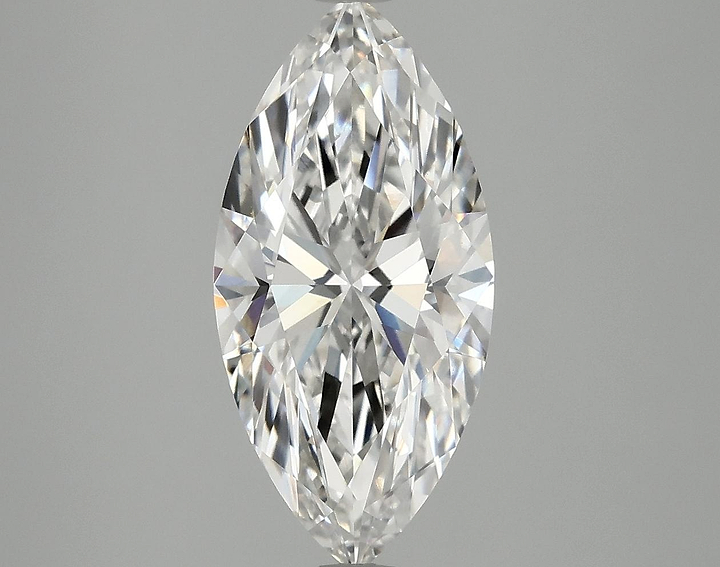 3.02 Carat Marquise Shaped Excellent Cut VVS2 IGI Certified Lab Grown Diamond