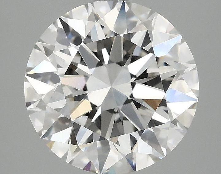 2.98 Carat Round Shaped Ideal Cut VVS2 IGI Certified Lab Grown Diamond