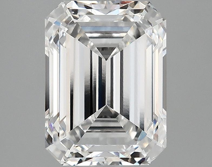 2.99 Carat Emerald Shaped Excellent Cut VVS2 IGI Certified Lab Grown Diamond