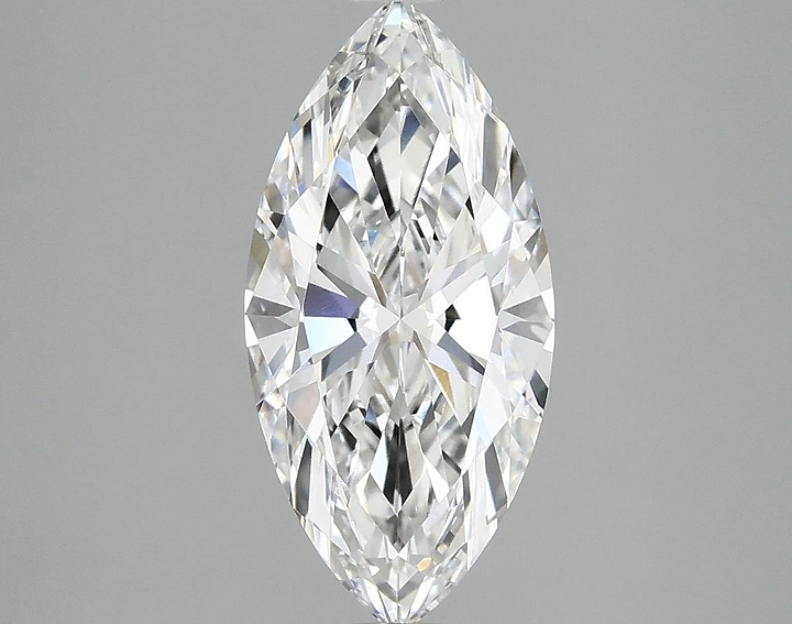 1.98 Carat Marquise Shaped Excellent Cut VVS2 IGI Certified Lab Grown Diamond