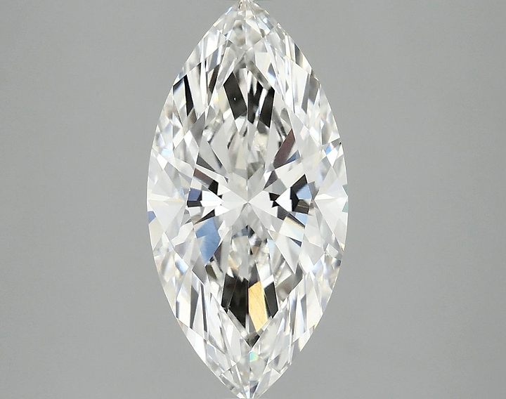2.46 Carat Marquise Shaped Ideal Cut VVS2 IGI Certified Lab Grown Diamond