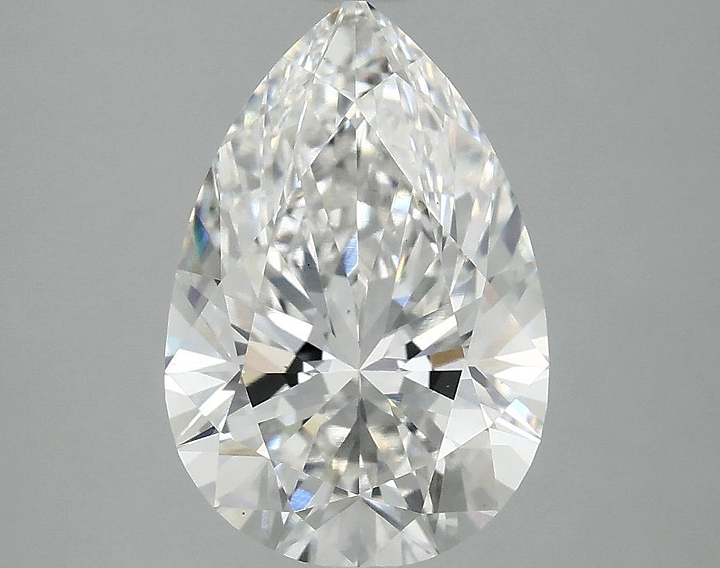 3.07 Carat Pear Shaped Excellent Cut VS1 IGI Certified Lab Grown Diamond