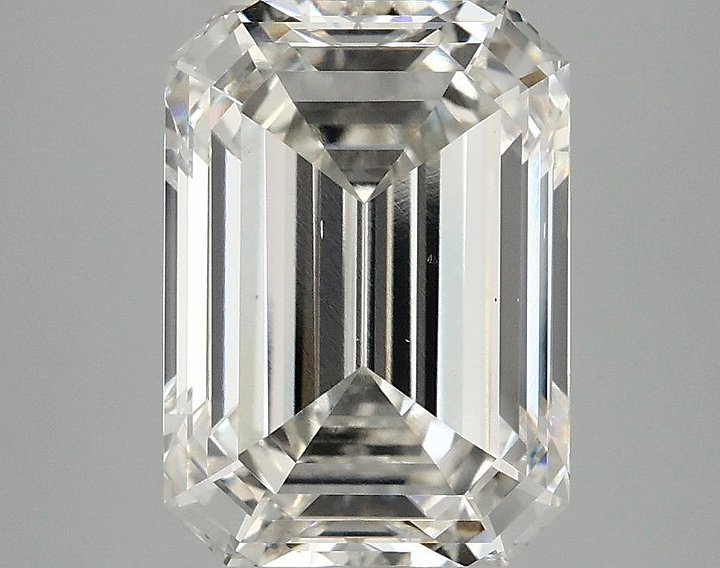 4.08 Carat Emerald Shaped Excellent Cut VS1 IGI Certified Lab Grown Diamond