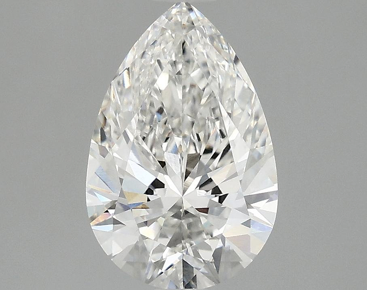 2.0 Carat Pear Shaped Excellent Cut VVS2 IGI Certified Lab Grown Diamond