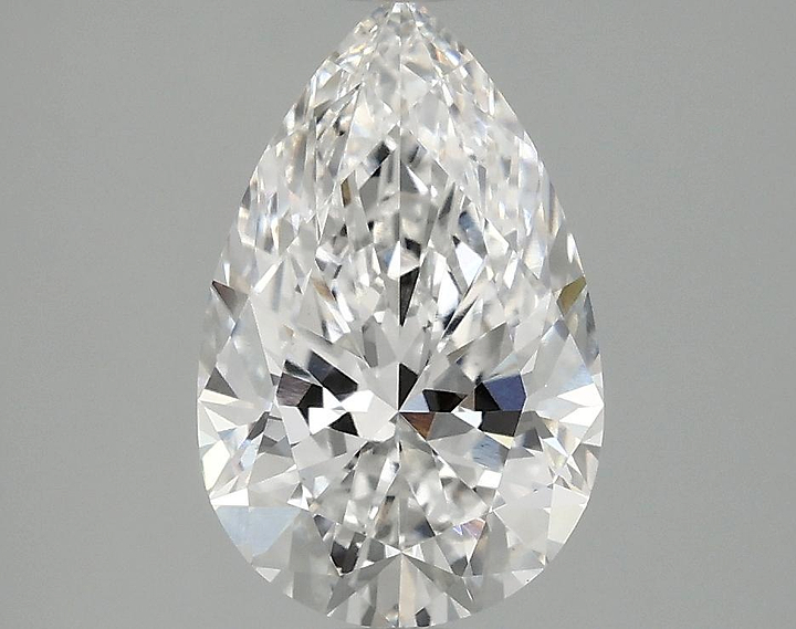 2.09 Carat Pear Shaped Ideal Cut VVS2 IGI Certified Lab Grown Diamond
