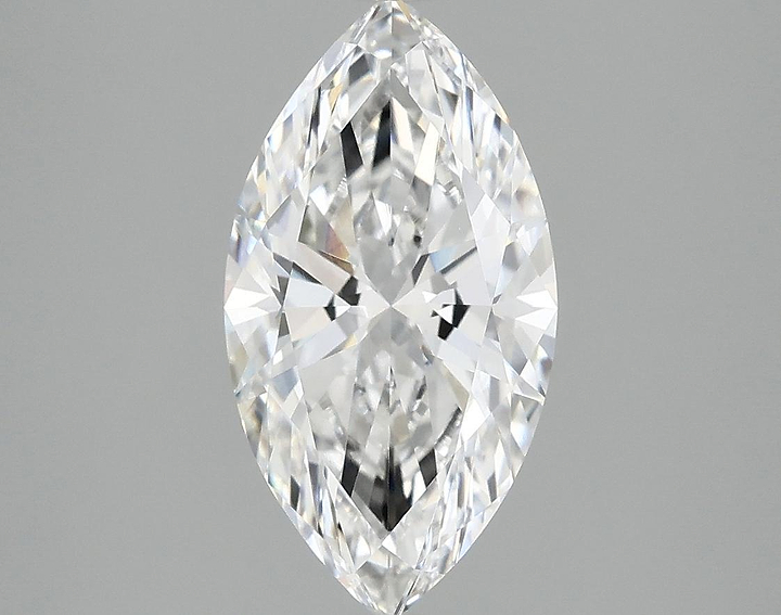 1.98 Carat Marquise Shaped Excellent Cut VVS2 IGI Certified Lab Grown Diamond