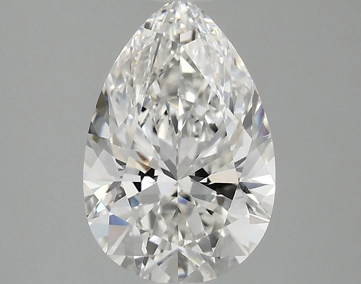 1.76 Carat Pear Shaped Excellent Cut VVS2 IGI Certified Lab Grown Diamond