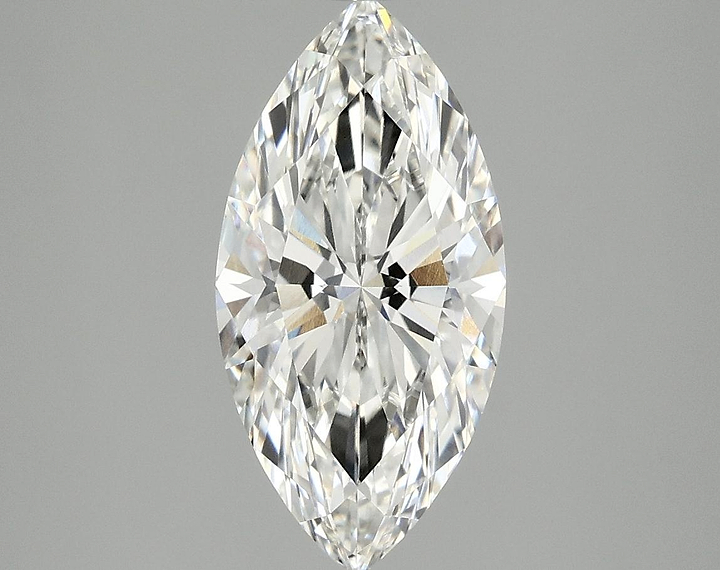2.27 Carat Marquise Shaped Ideal Cut VVS2 IGI Certified Lab Grown Diamond