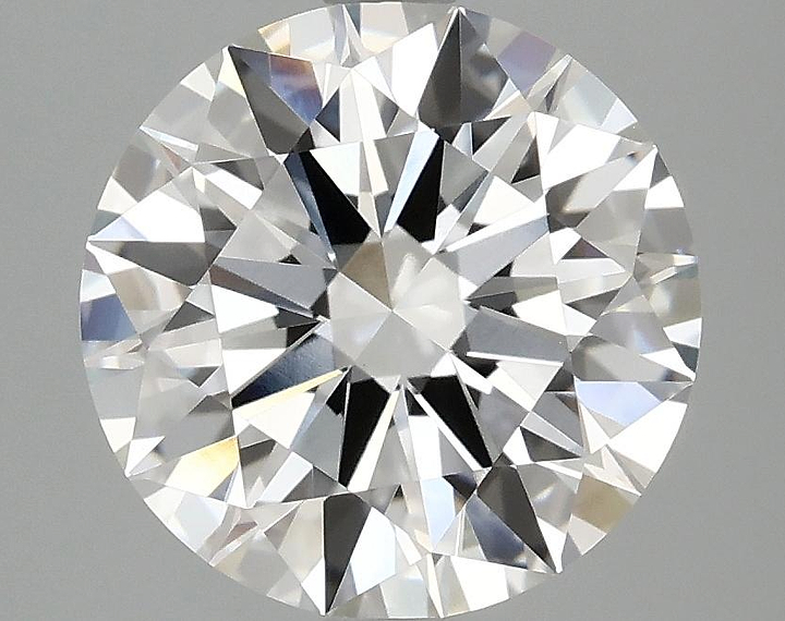 3.08 Carat Round Shaped Ideal Cut VVS2 IGI Certified Lab Grown Diamond