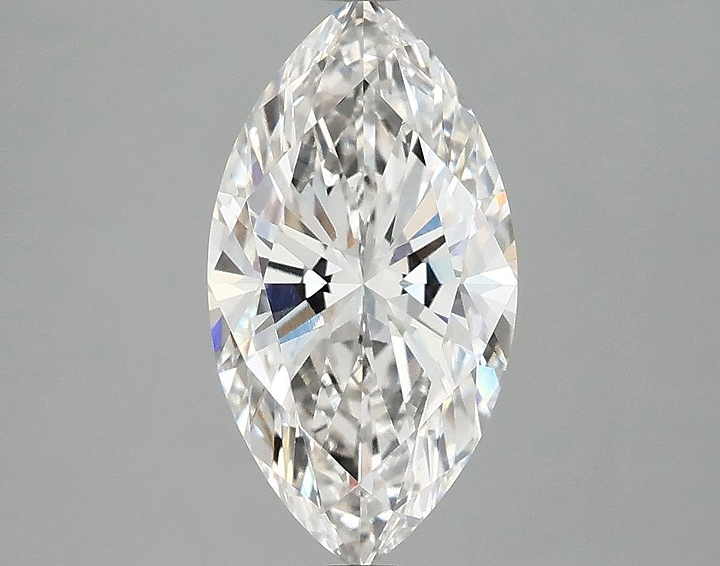 2.02 Carat Marquise Shaped Excellent Cut VVS2 IGI Certified Lab Grown Diamond