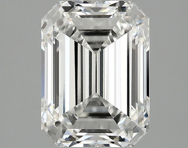 2.05 Carat Emerald Shaped Excellent Cut VVS2 IGI Certified Lab Grown Diamond