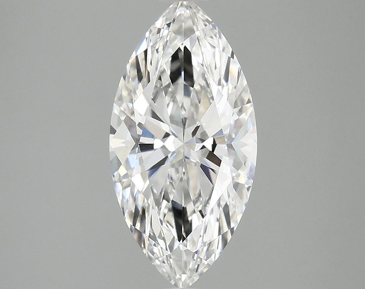 2.07 Carat Marquise Shaped Ideal Cut VVS2 IGI Certified Lab Grown Diamond