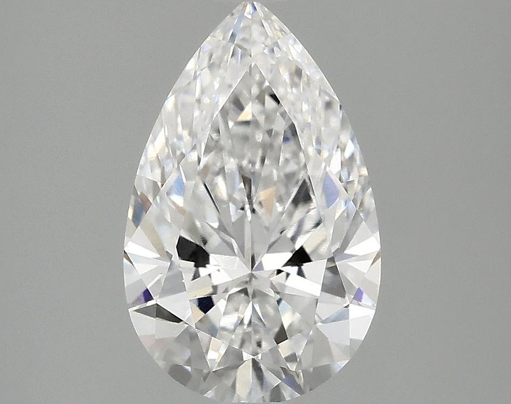 2.07 Carat Pear Shaped Ideal Cut VS1 IGI Certified Lab Grown Diamond