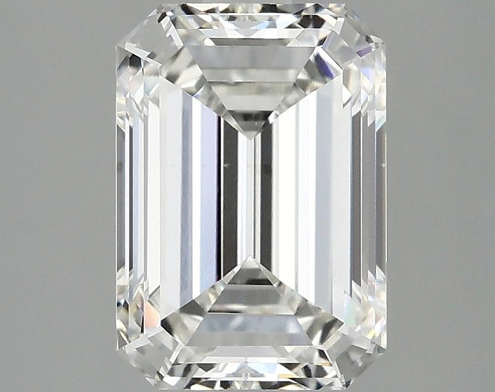 2.92 Carat Emerald Shaped Ideal Cut VS2 IGI Certified Lab Grown Diamond