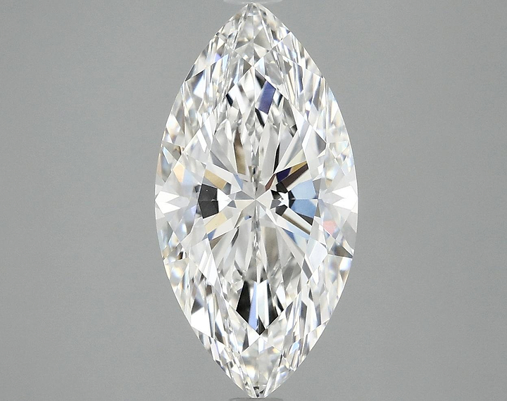 3.04 Carat Marquise Shaped Ideal Cut VVS2 IGI Certified Lab Grown Diamond