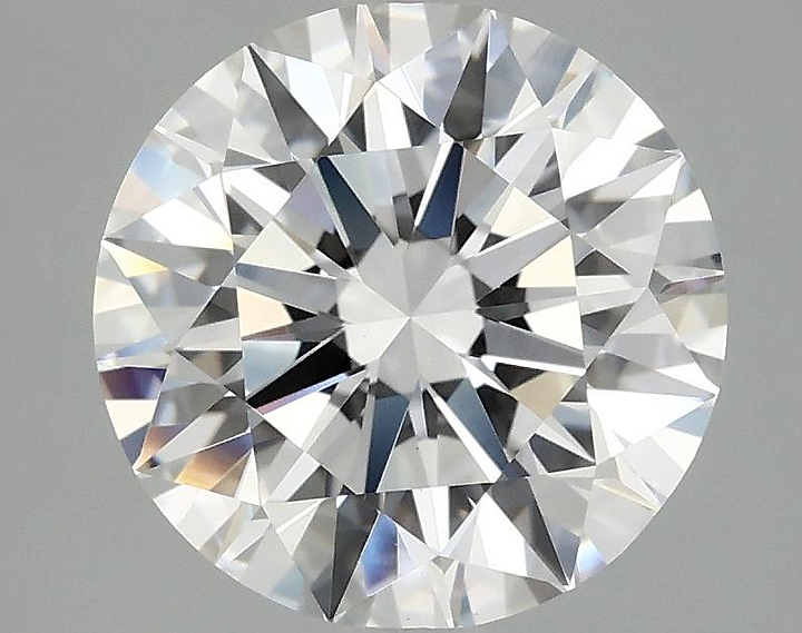 3.07 Carat Round Shaped Ideal Cut VVS2 IGI Certified Lab Grown Diamond