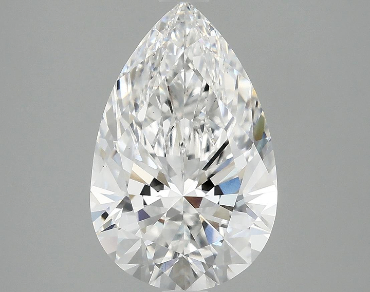 3.09 Carat Pear Shaped Ideal Cut VS1 IGI Certified Lab Grown Diamond