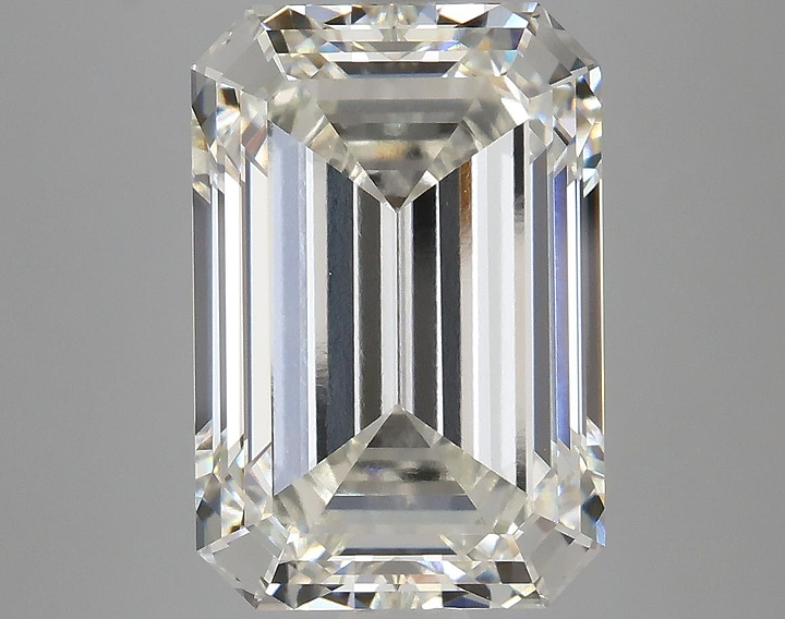 6.94 Carat Emerald Shaped Ideal Cut VVS2 IGI Certified Lab Grown Diamond