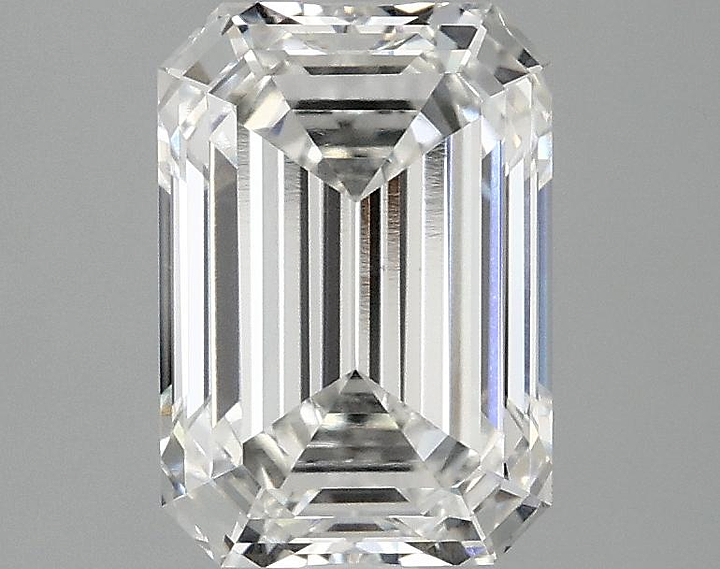 2.37 Carat Emerald Shaped Ideal Cut VS1 IGI Certified Lab Grown Diamond