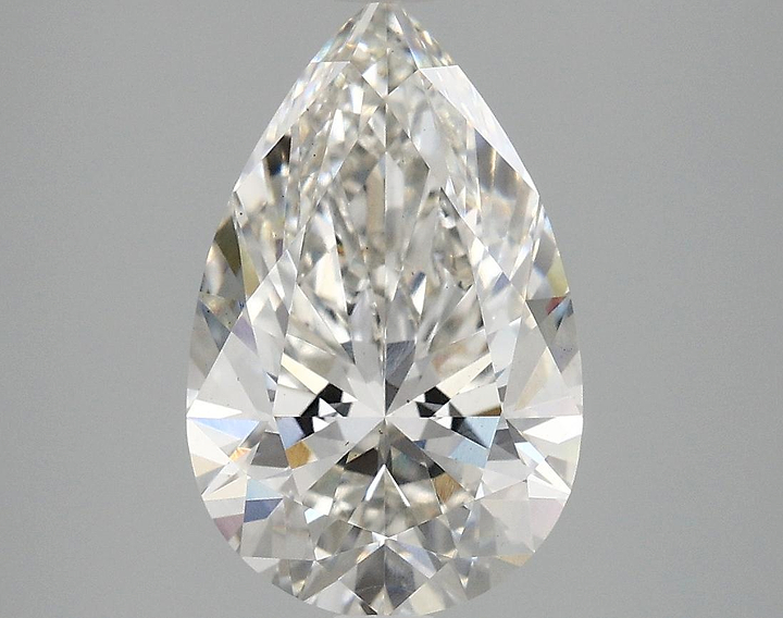 3.06 Carat Pear Shaped Ideal Cut VS2 IGI Certified Lab Grown Diamond