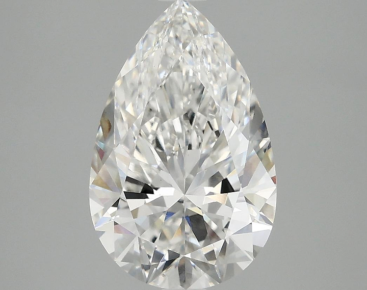 3.09 Carat Pear Shaped Ideal Cut VS1 IGI Certified Lab Grown Diamond
