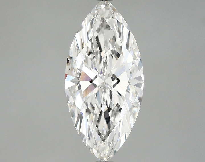3.08 Carat Marquise Shaped Excellent Cut VVS2 IGI Certified Lab Grown Diamond