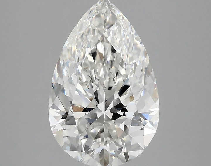 3.07 Carat Pear Shaped Excellent Cut VS1 IGI Certified Lab Grown Diamond