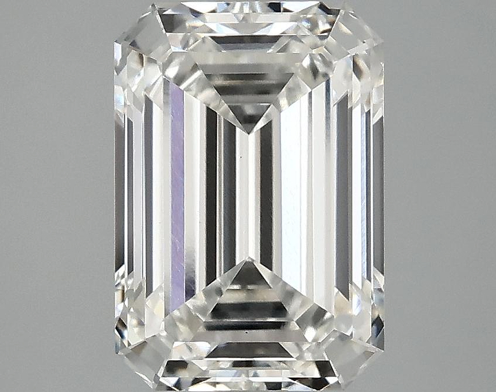 3.03 Carat Emerald Shaped Ideal Cut VVS2 IGI Certified Lab Grown Diamond