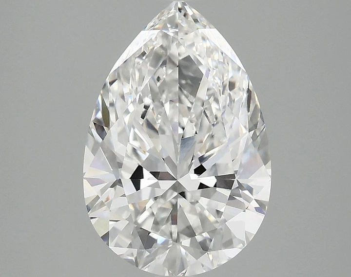 3.01 Carat Pear Shaped Excellent Cut VVS2 IGI Certified Lab Grown Diamond