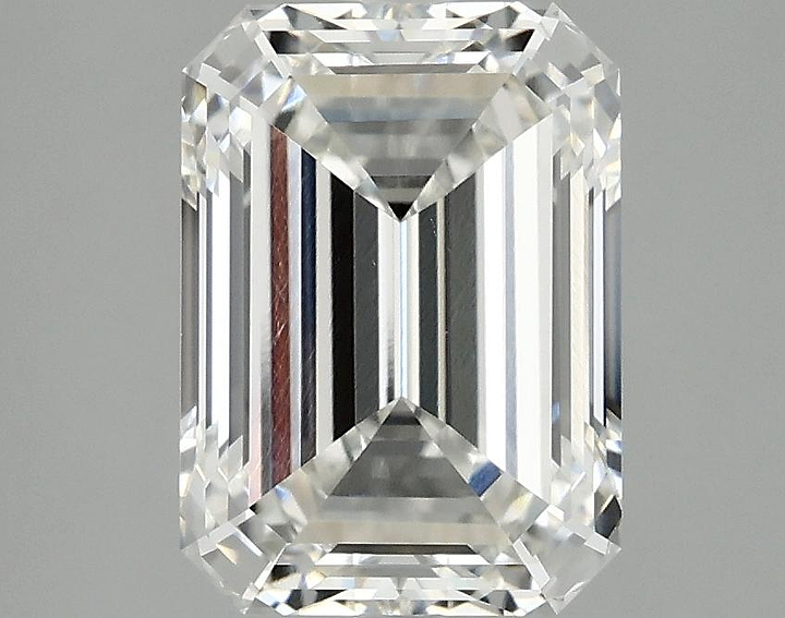 3.09 Carat Emerald Shaped Excellent Cut VS1 IGI Certified Lab Grown Diamond