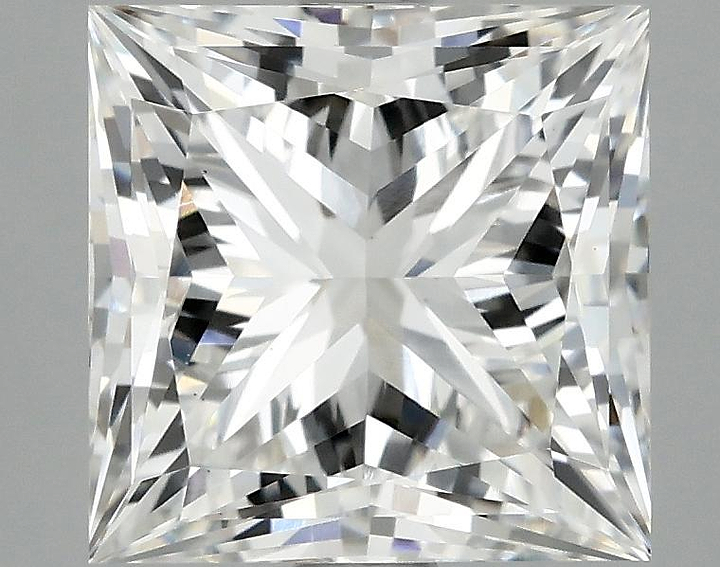 2.5 Carat Princess Shaped Ideal Cut VS1 IGI Certified Lab Grown Diamond