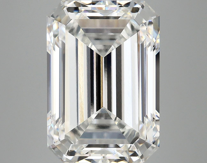 10.24 Carat Emerald Shaped Ideal Cut VVS2 IGI Certified Lab Grown Diamond