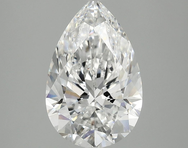 3.04 Carat Pear Shaped Ideal Cut VS2 IGI Certified Lab Grown Diamond