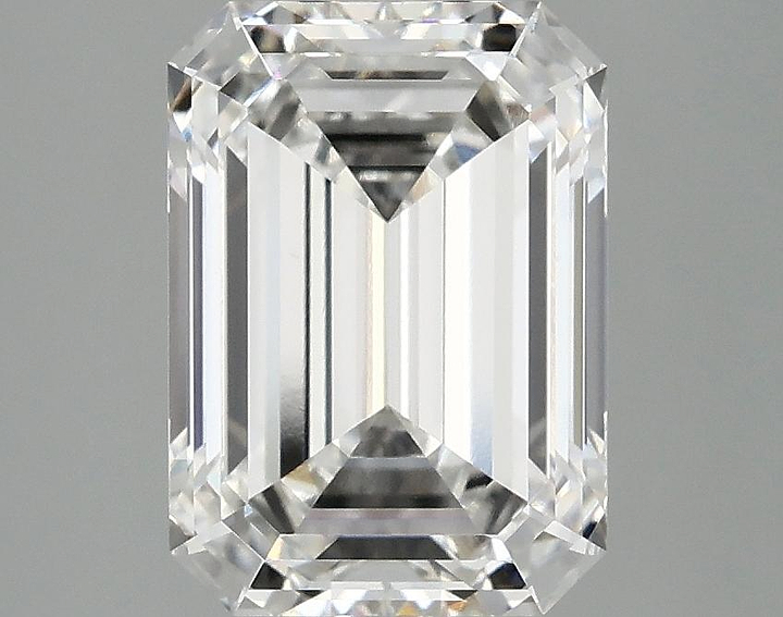 3.1 Carat Emerald Shaped Ideal Cut VVS2 IGI Certified Lab Grown Diamond