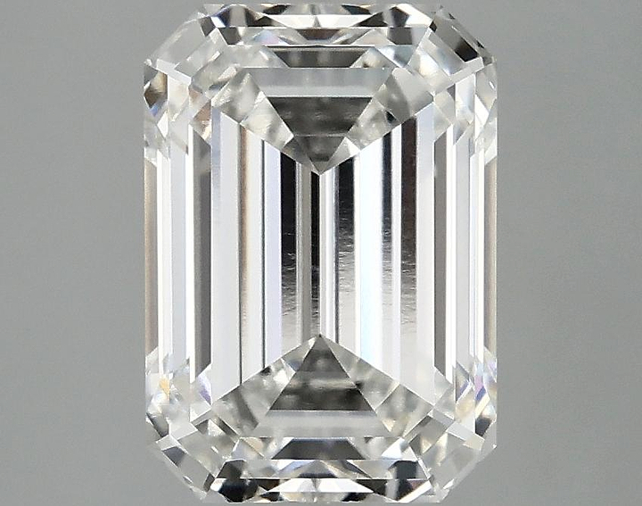 3.1 Carat Emerald Shaped Ideal Cut VVS2 IGI Certified Lab Grown Diamond