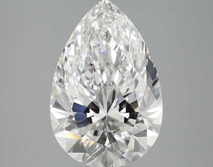 3.04 Carat Pear Shaped Excellent Cut VVS2 IGI Certified Lab Grown Diamond