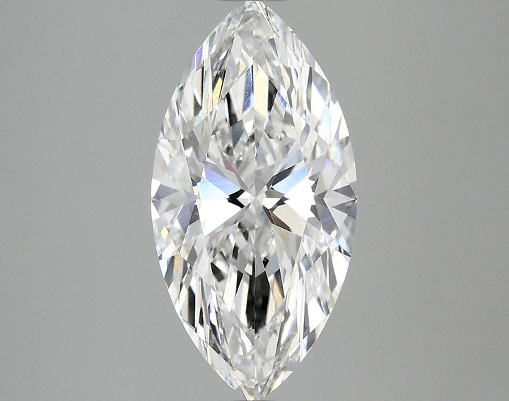 2.98 Carat Marquise Shaped Ideal Cut VVS2 IGI Certified Lab Grown Diamond
