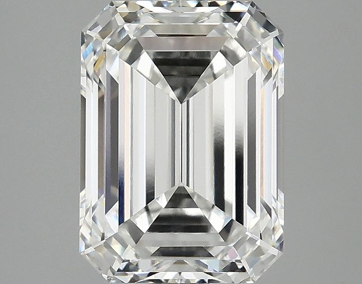 3.08 Carat Emerald Shaped Excellent Cut VVS2 IGI Certified Lab Grown Diamond