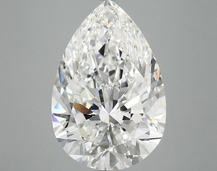 7.19 Carat Pear Shaped Excellent Cut VVS2 IGI Certified Lab Grown Diamond