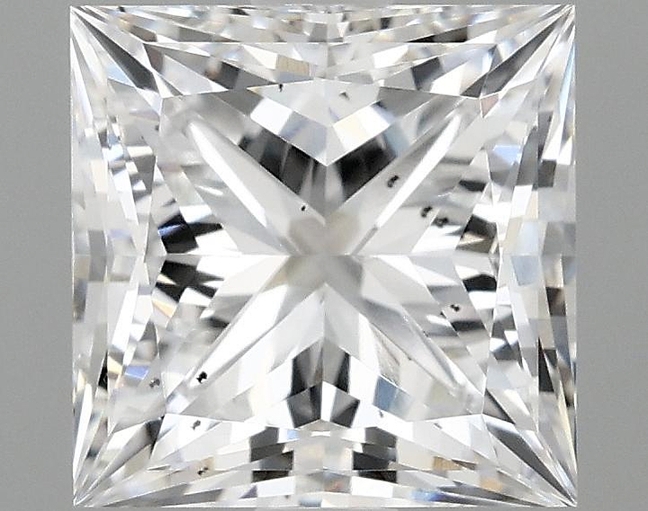 2.05 Carat Princess Shaped Ideal Cut SI1 IGI Certified Lab Grown Diamond