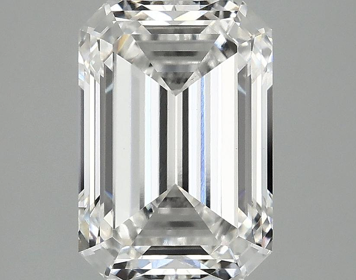 2.89 Carat Emerald Shaped Ideal Cut VS1 IGI Certified Lab Grown Diamond