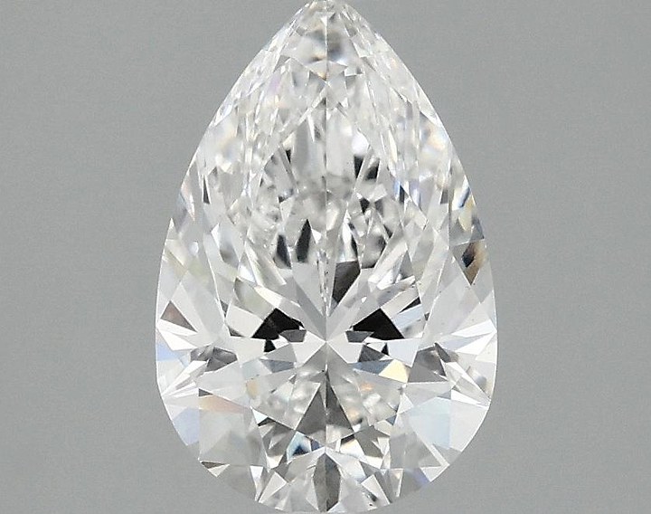 1.58 Carat Pear Shaped Excellent Cut VS1 IGI Certified Lab Grown Diamond