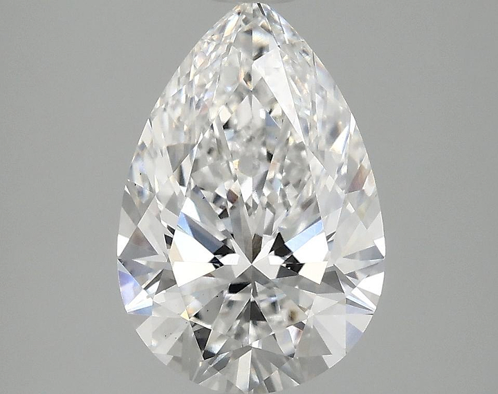2.46 Carat Pear Shaped Excellent Cut VS1 IGI Certified Lab Grown Diamond