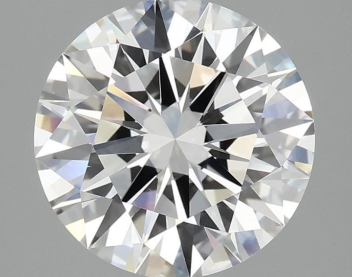 3.08 Carat Round Shaped Ideal Cut VVS2 IGI Certified Lab Grown Diamond