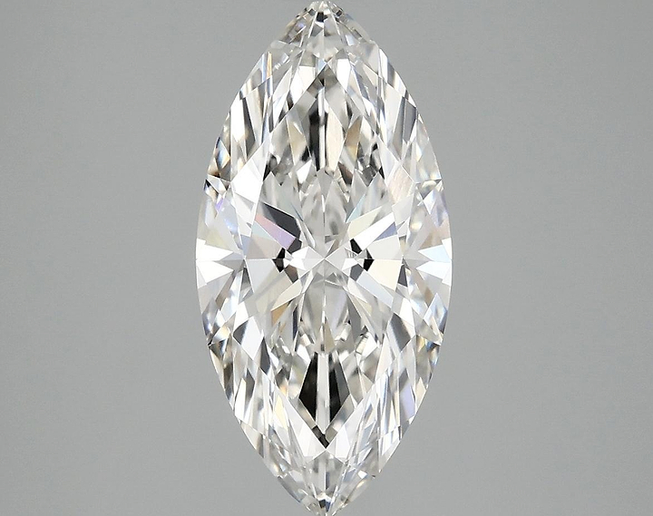 2.06 Carat Marquise Shaped Ideal Cut VVS2 IGI Certified Lab Grown Diamond