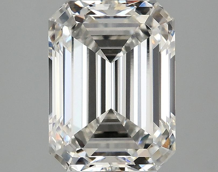 3.01 Carat Emerald Shaped Excellent Cut VVS2 IGI Certified Lab Grown Diamond
