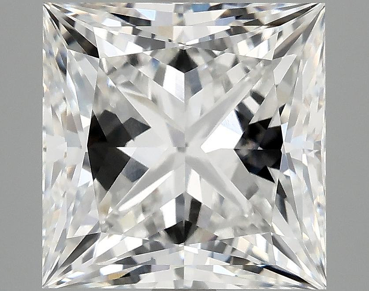 5.06 Carat Princess Shaped Ideal Cut VVS2 IGI Certified Lab Grown Diamond
