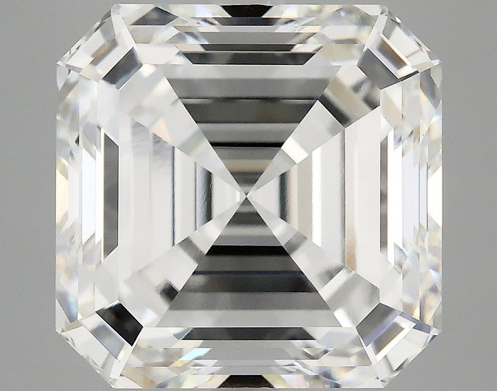 8.0 Carat Asscher Shaped Excellent Cut VVS2 IGI Certified Lab Grown Diamond