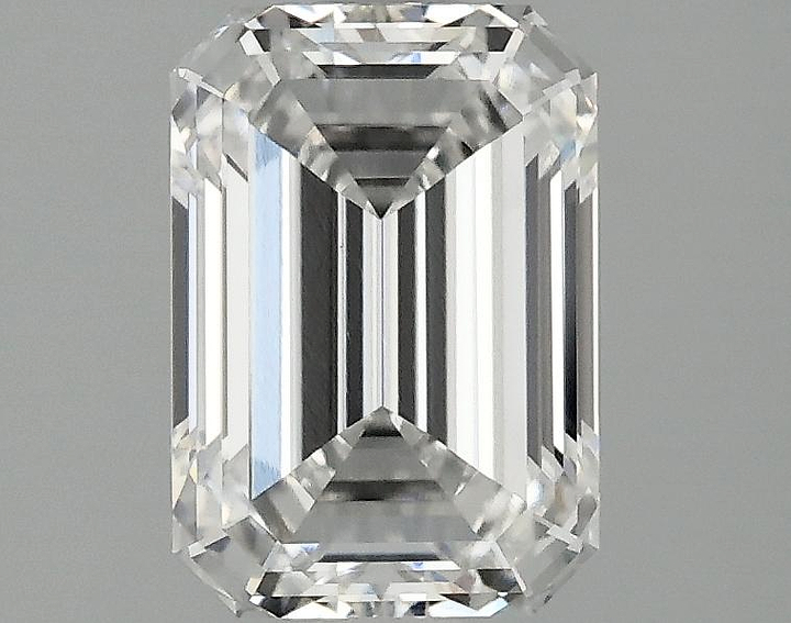 2.09 Carat Emerald Shaped Ideal Cut VVS2 IGI Certified Lab Grown Diamond