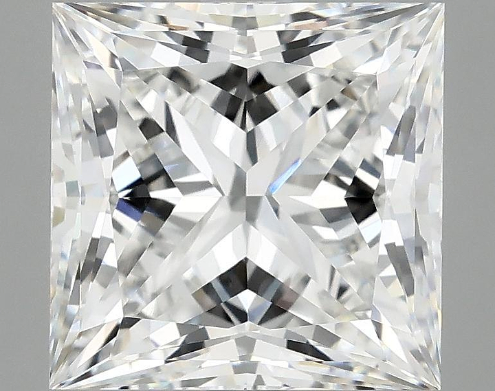4.1 Carat Princess Shaped Ideal Cut VVS2 IGI Certified Lab Grown Diamond